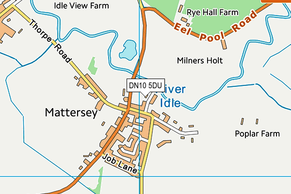 DN10 5DU map - OS VectorMap District (Ordnance Survey)