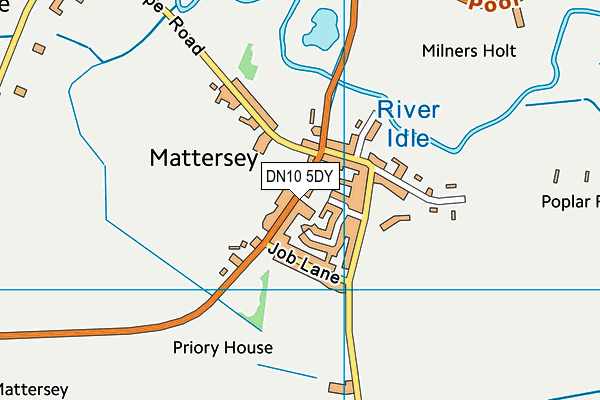 Map of MATTERSEY DEVELOPMENTS LIMITED at district scale