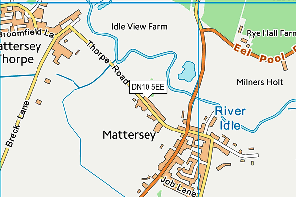 DN10 5EE map - OS VectorMap District (Ordnance Survey)