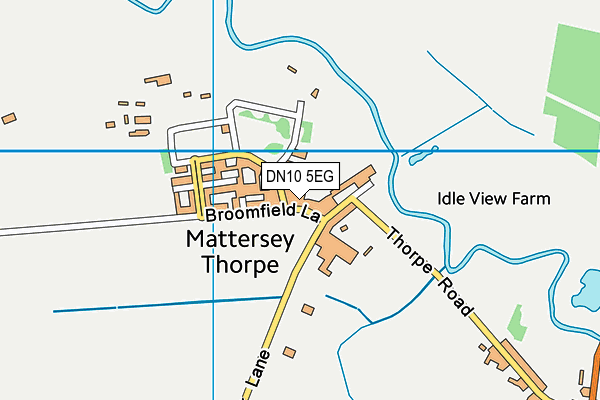 DN10 5EG map - OS VectorMap District (Ordnance Survey)