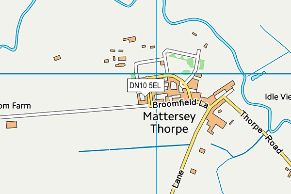 DN10 5EL map - OS VectorMap District (Ordnance Survey)