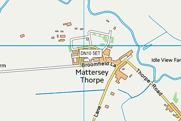 DN10 5ET map - OS VectorMap District (Ordnance Survey)