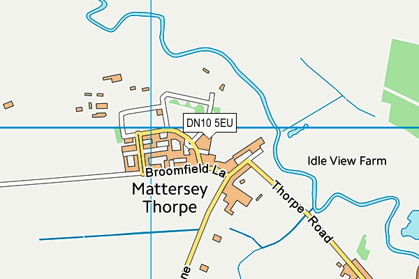 DN10 5EU map - OS VectorMap District (Ordnance Survey)