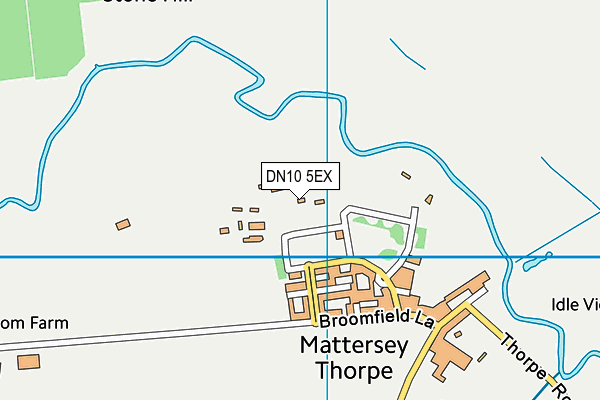 DN10 5EX map - OS VectorMap District (Ordnance Survey)