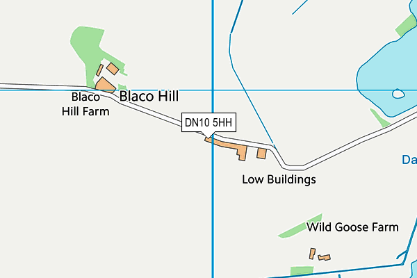 DN10 5HH map - OS VectorMap District (Ordnance Survey)