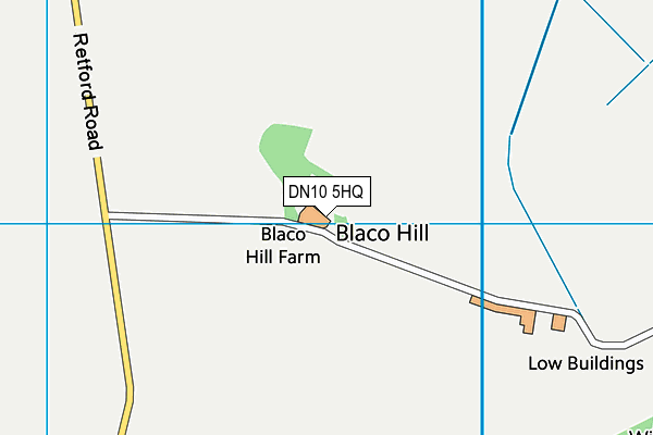 DN10 5HQ map - OS VectorMap District (Ordnance Survey)