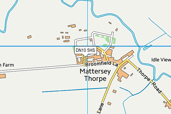 DN10 5HS map - OS VectorMap District (Ordnance Survey)