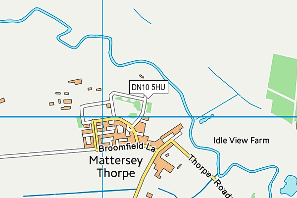 DN10 5HU map - OS VectorMap District (Ordnance Survey)