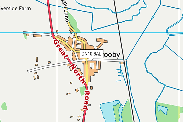 DN10 6AL map - OS VectorMap District (Ordnance Survey)