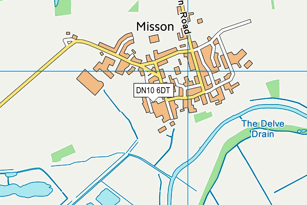 DN10 6DT map - OS VectorMap District (Ordnance Survey)