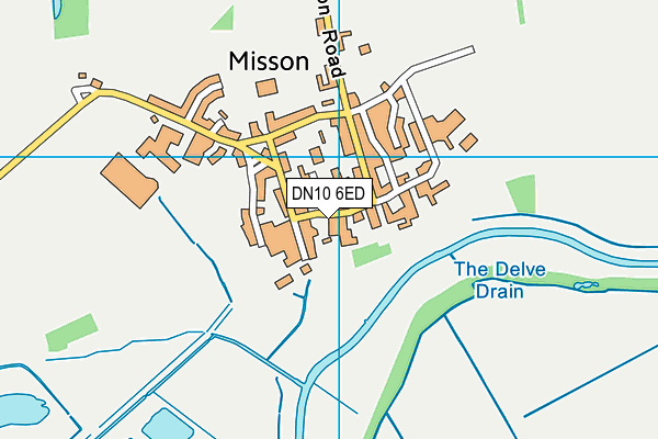 DN10 6ED map - OS VectorMap District (Ordnance Survey)