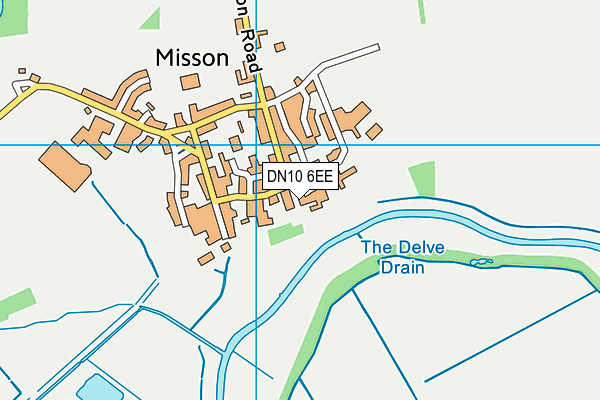 DN10 6EE map - OS VectorMap District (Ordnance Survey)