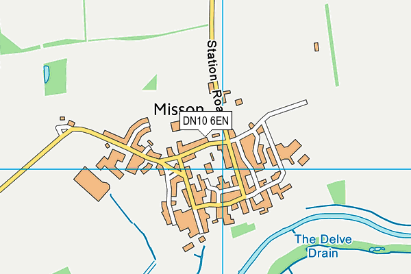 DN10 6EN map - OS VectorMap District (Ordnance Survey)