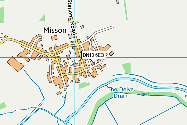 DN10 6EQ map - OS VectorMap District (Ordnance Survey)