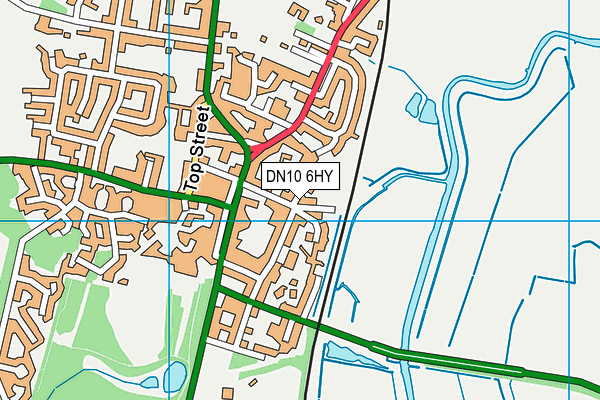DN10 6HY map - OS VectorMap District (Ordnance Survey)