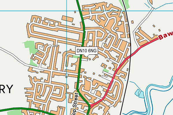 DN10 6NG map - OS VectorMap District (Ordnance Survey)