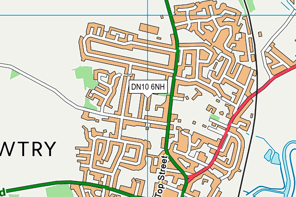 DN10 6NH map - OS VectorMap District (Ordnance Survey)