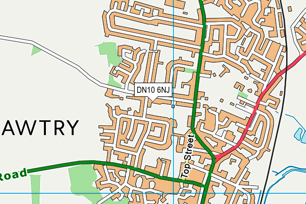 DN10 6NJ map - OS VectorMap District (Ordnance Survey)