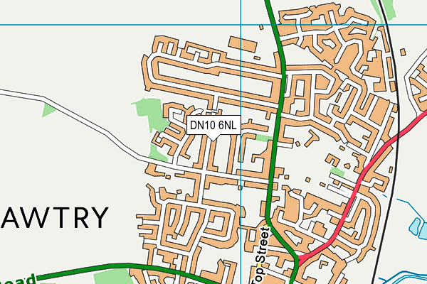 DN10 6NL map - OS VectorMap District (Ordnance Survey)