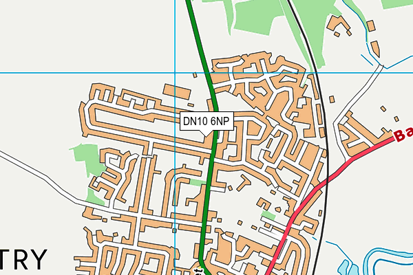DN10 6NP map - OS VectorMap District (Ordnance Survey)