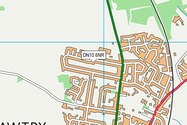 DN10 6NR map - OS VectorMap District (Ordnance Survey)