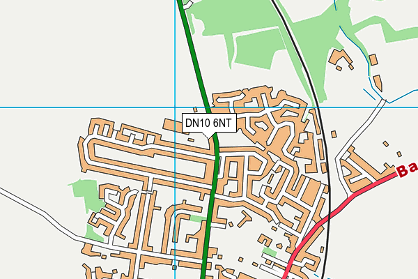 DN10 6NT map - OS VectorMap District (Ordnance Survey)