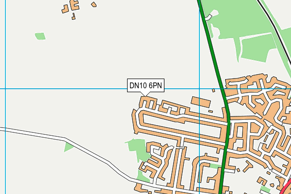 DN10 6PN map - OS VectorMap District (Ordnance Survey)