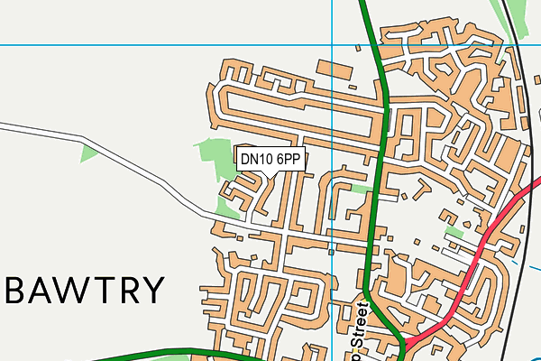DN10 6PP map - OS VectorMap District (Ordnance Survey)