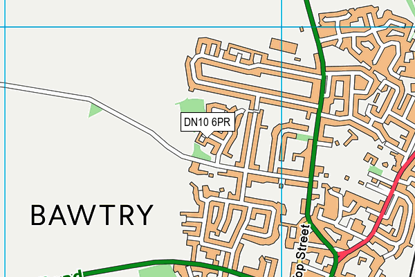 DN10 6PR map - OS VectorMap District (Ordnance Survey)