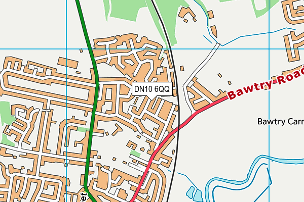 DN10 6QQ map - OS VectorMap District (Ordnance Survey)