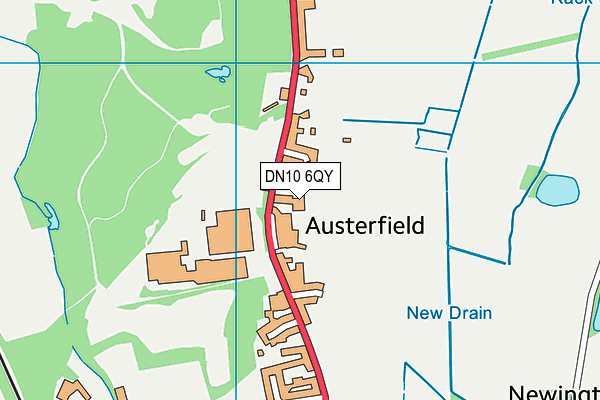 DN10 6QY map - OS VectorMap District (Ordnance Survey)