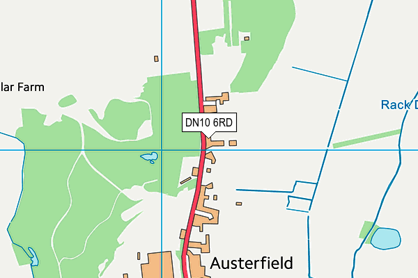 DN10 6RD map - OS VectorMap District (Ordnance Survey)