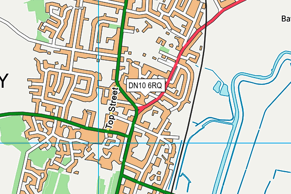 DN10 6RQ map - OS VectorMap District (Ordnance Survey)