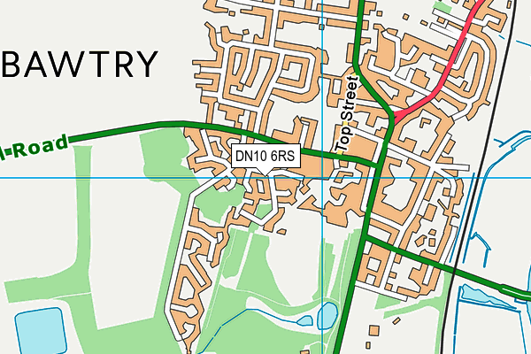 DN10 6RS map - OS VectorMap District (Ordnance Survey)