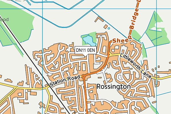 DN11 0EN map - OS VectorMap District (Ordnance Survey)