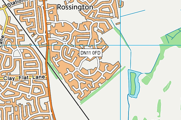 Map of JJS (DONCASTER) LTD at district scale