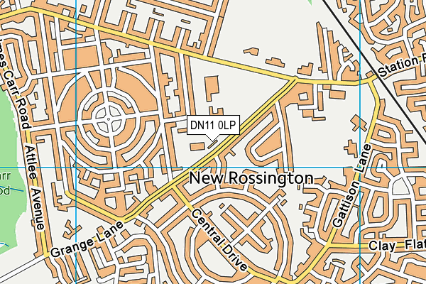 Pheasant Bank Academy map (DN11 0LP) - OS VectorMap District (Ordnance Survey)