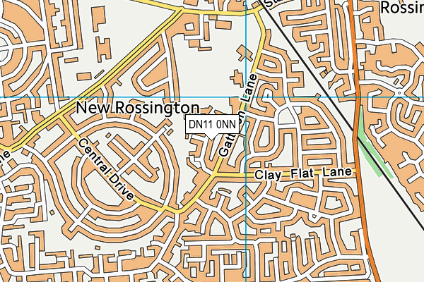 DN11 0NN map - OS VectorMap District (Ordnance Survey)