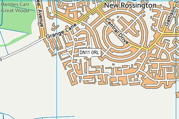 DN11 0RL map - OS VectorMap District (Ordnance Survey)
