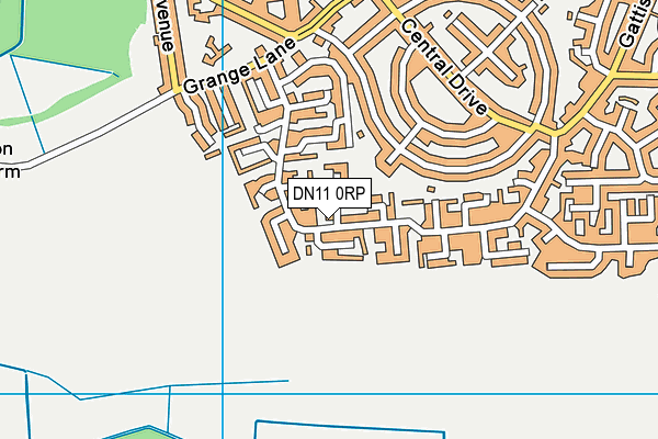 DN11 0RP map - OS VectorMap District (Ordnance Survey)