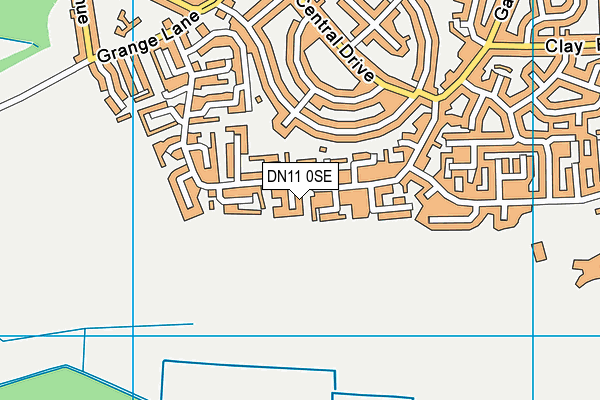 DN11 0SE map - OS VectorMap District (Ordnance Survey)