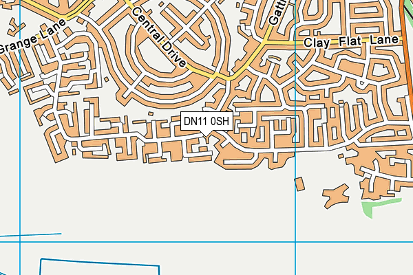 DN11 0SH map - OS VectorMap District (Ordnance Survey)