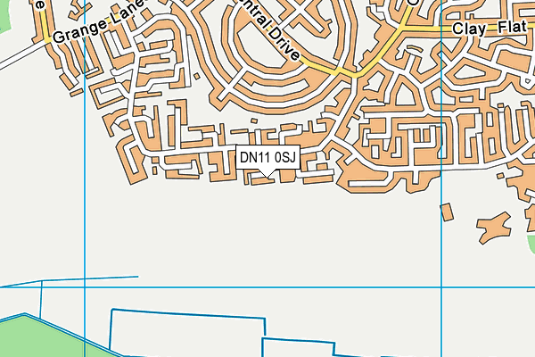 DN11 0SJ map - OS VectorMap District (Ordnance Survey)
