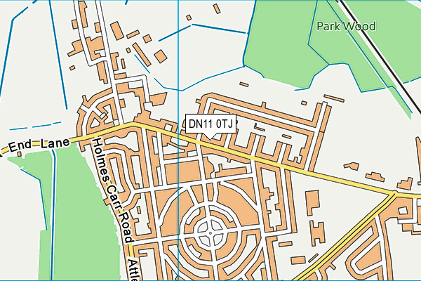 DN11 0TJ map - OS VectorMap District (Ordnance Survey)