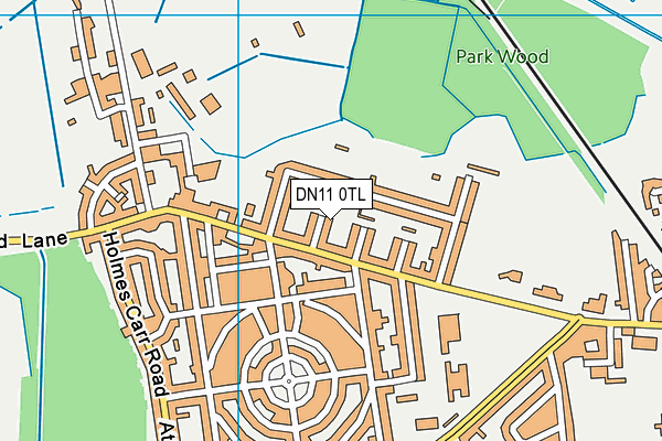 DN11 0TL map - OS VectorMap District (Ordnance Survey)