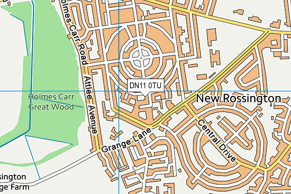 DN11 0TU map - OS VectorMap District (Ordnance Survey)