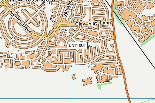 DN11 0UT map - OS VectorMap District (Ordnance Survey)