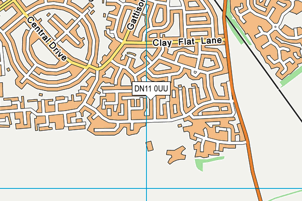 DN11 0UU map - OS VectorMap District (Ordnance Survey)
