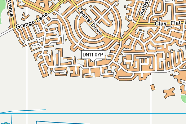 DN11 0YP map - OS VectorMap District (Ordnance Survey)