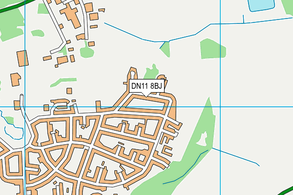 DN11 8BJ map - OS VectorMap District (Ordnance Survey)